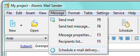 Sending mail c